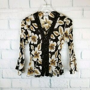 Allison Taylor Button Up Blouse. Size S.